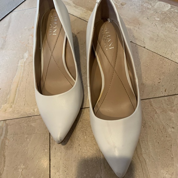 Alfani Shoes - Alfani Women's Classic White Heels